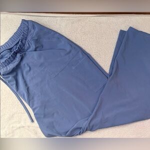 Scrubstar Straight Leg Ceil Blue Cargo Scrub Pants Stretch Microfiber